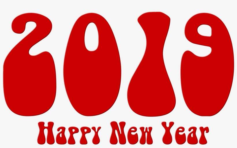 2019 Year Png - Transparent Happy New Year Png, transparent png download