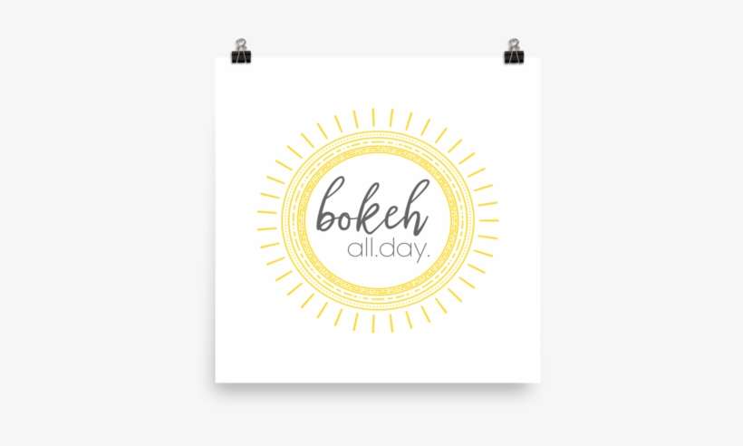Bokeh All - Day - Poster - Emblem, transparent png download