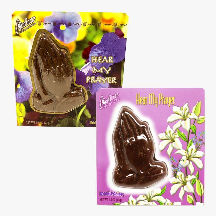 Palmer Celebration Card With Milk Chocolate Praying - R.m. Palmer Easter Card With Chocolate 1.5 Ounce, transparent png download