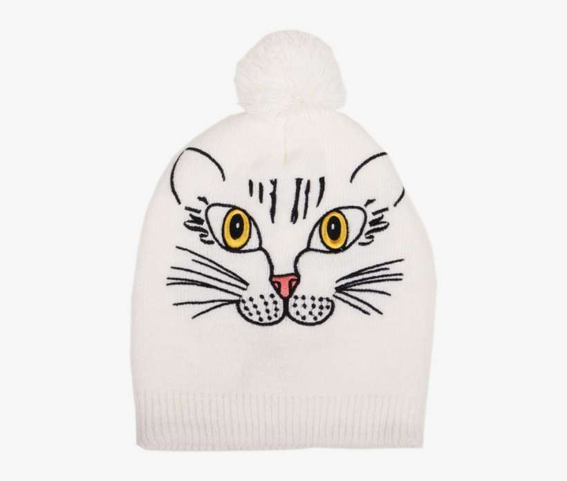 Mini Rodini Cat Hat - Beanie, transparent png download