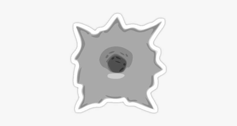 Bullet Hole Sticker No - Bullet Hole Clip Art, transparent png download