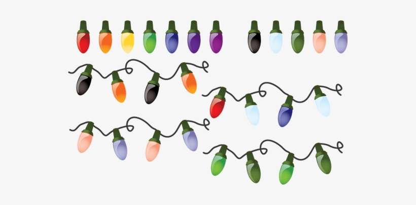 Christmas Lights Clipart Png Download Christmas Lights - Christmas Lights Illustrator Tutorial, transparent png download