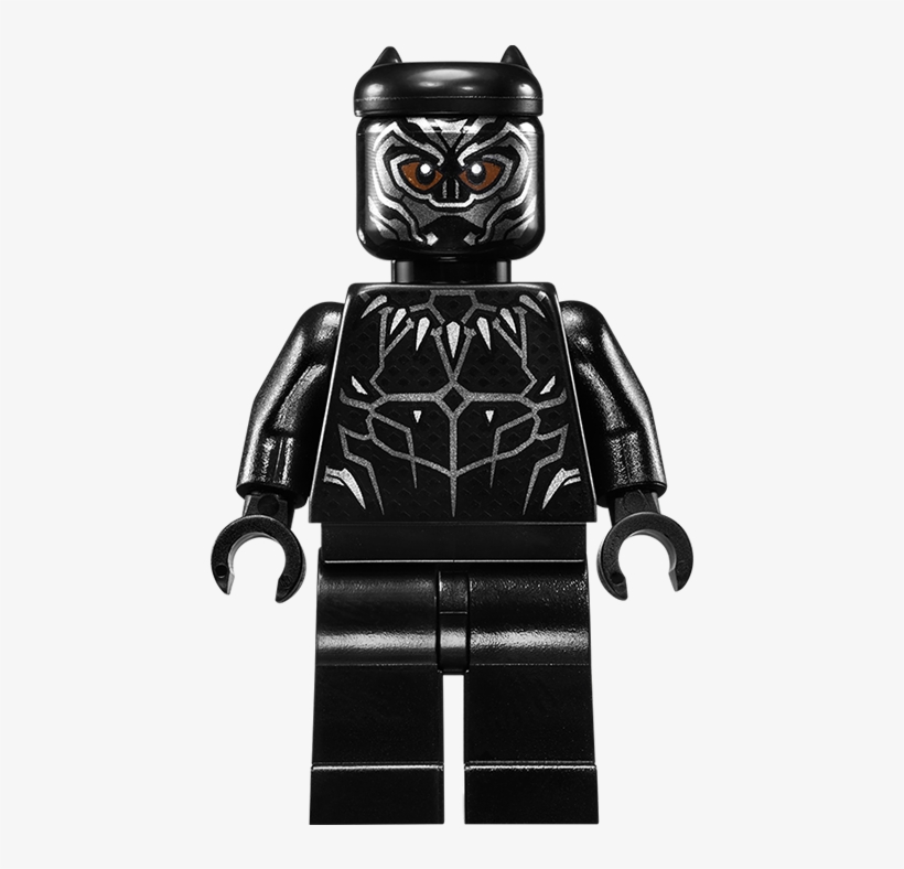 The Story About Black Panther From Lego® Marvel™ Super - Lego Black Panther Minifigure, transparent png download