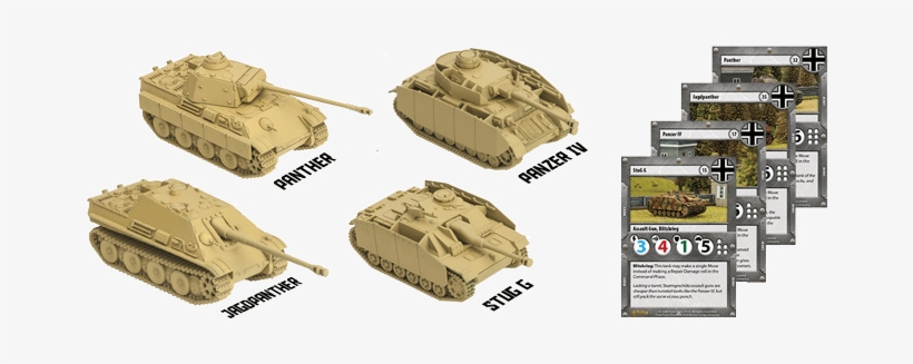 German Doctrine Requires Tanks To Be Used As A Concentrated - Gale Force 9 Gf9tanks06 Tanks-german Panther, transparent png download