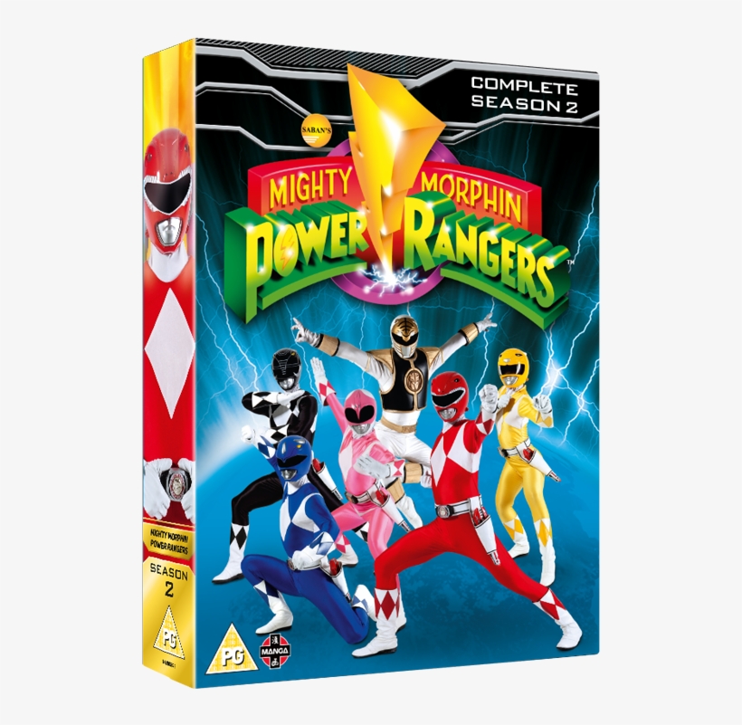 Mighty Morphin Power Rangers Complete Season - Mmpr Season 2 Dvd, transparent png download