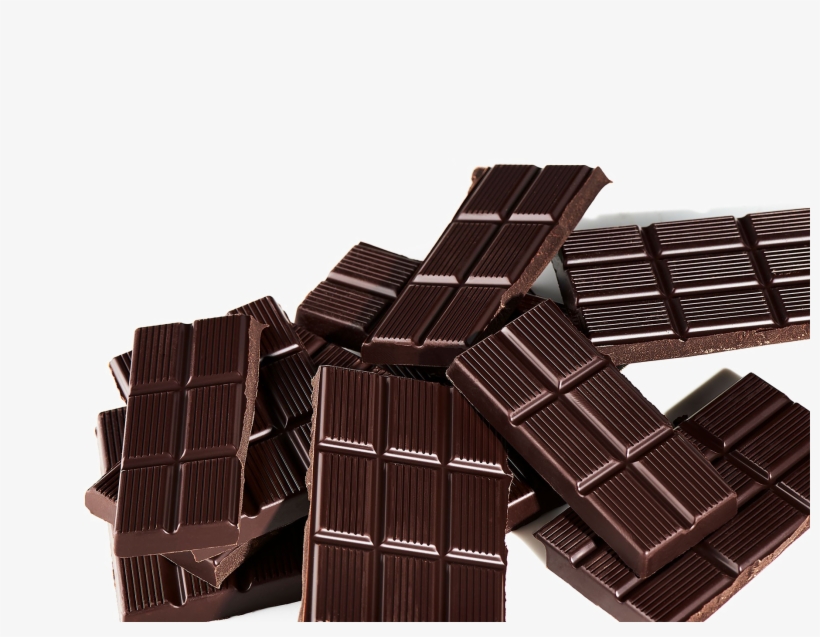 Dark Chocolate Transparent - Bar Of Dark Chocolate, transparent png download