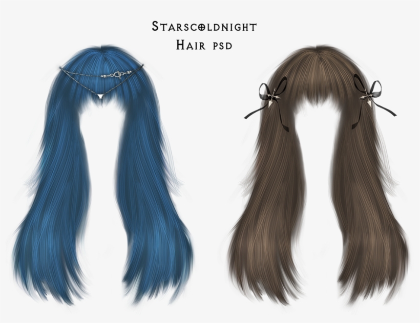 Hair Png Photoshop - Cheveux Couleur Png, transparent png download