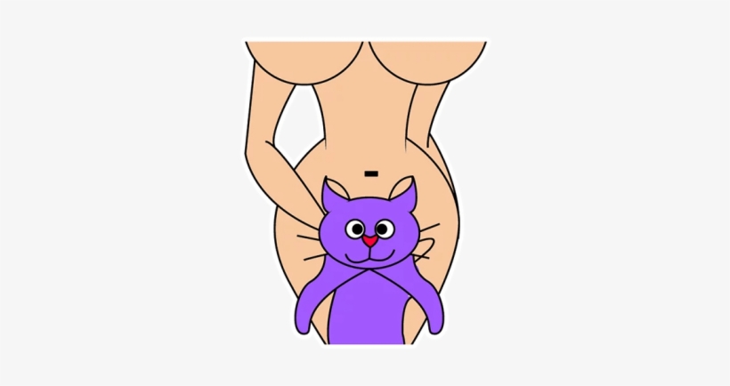 Киска Kitten - Sticker, transparent png download