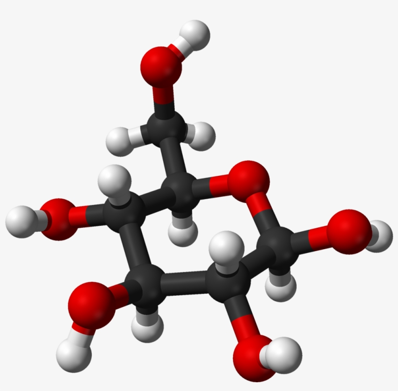 Beta D Glucose From Xtal 3d Balls - 3d Glucose, transparent png download