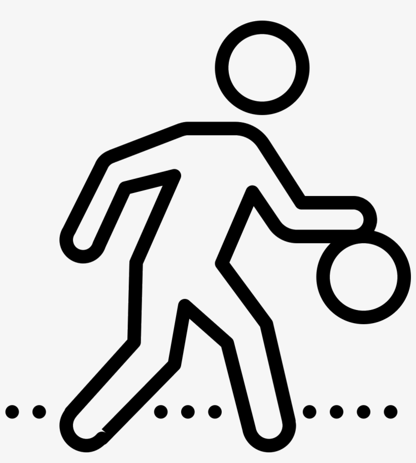 Basketball Player Icon - Basketball, transparent png download