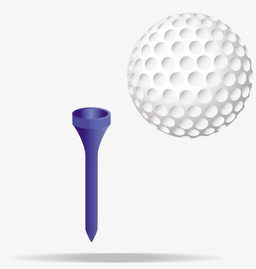 Purple Golf Ball Png - Golf Ball Purple Tee, transparent png download