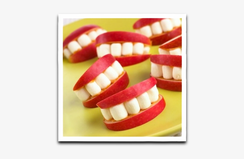 Halloween Teeth Recipe - Food Decorating Ideas, transparent png download