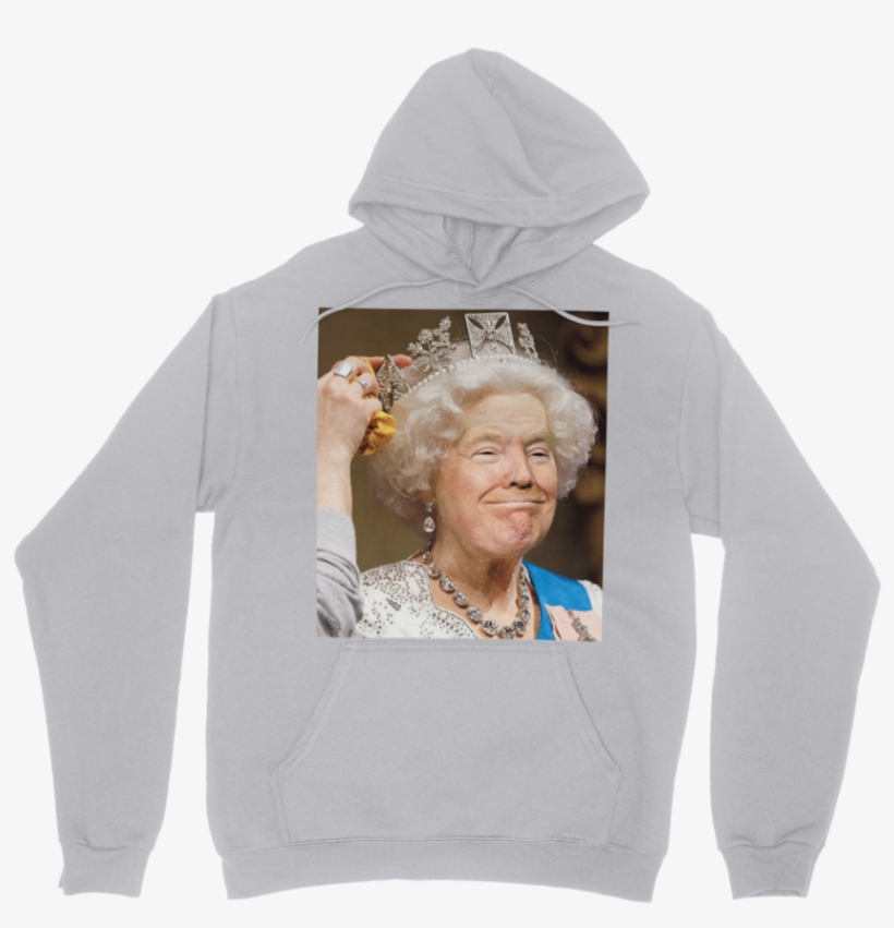 Donald Trump And Queen Elizabeth Face Swap ﻿classic - Dog Hoodie. By Artistshot, transparent png download