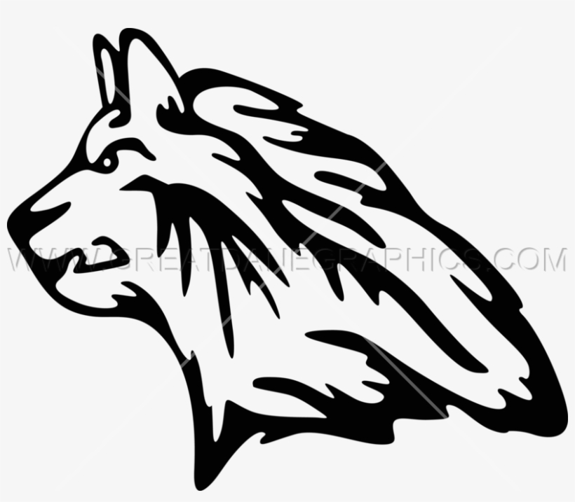 Wolf Head - Illustration, transparent png download