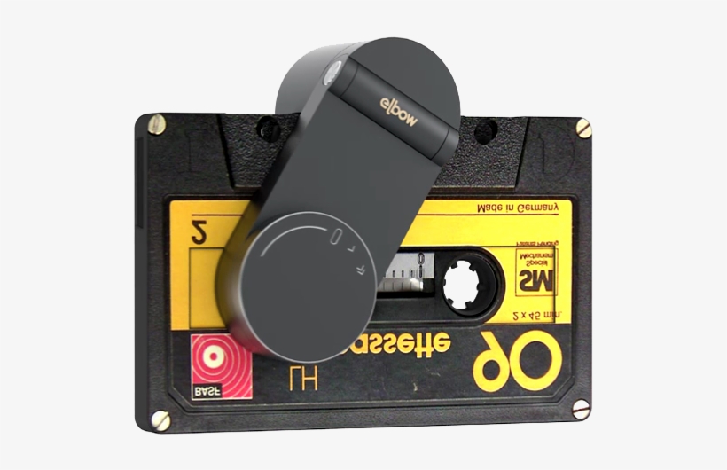 In Elbow, A Single Pulley Is Used To Drive The Tape - Cassette Player Modern, transparent png download