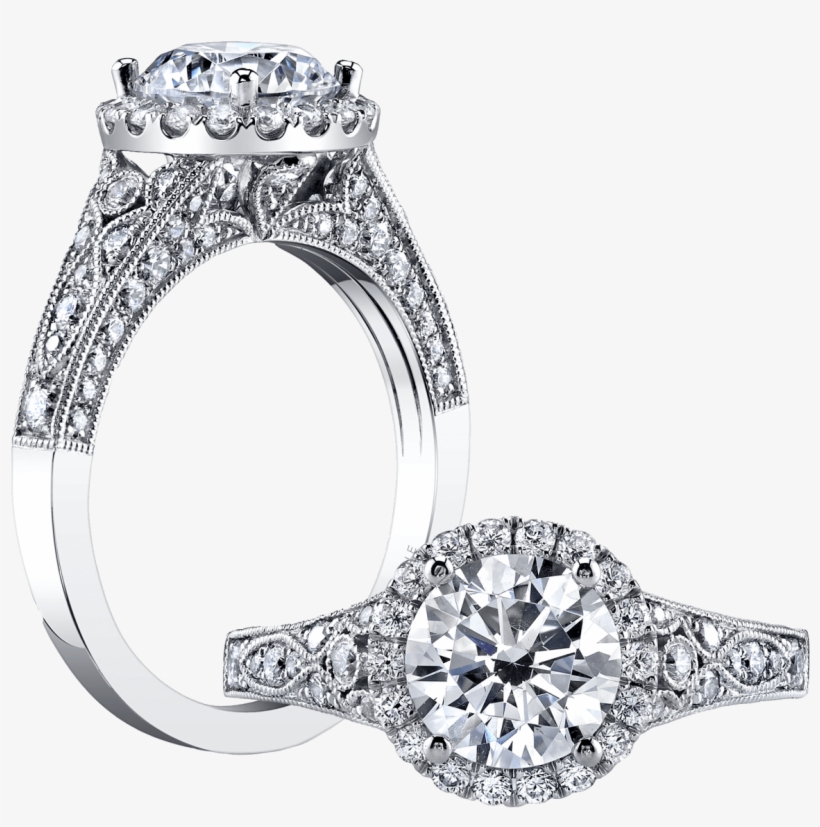 Diamond Engagement Rings, transparent png download