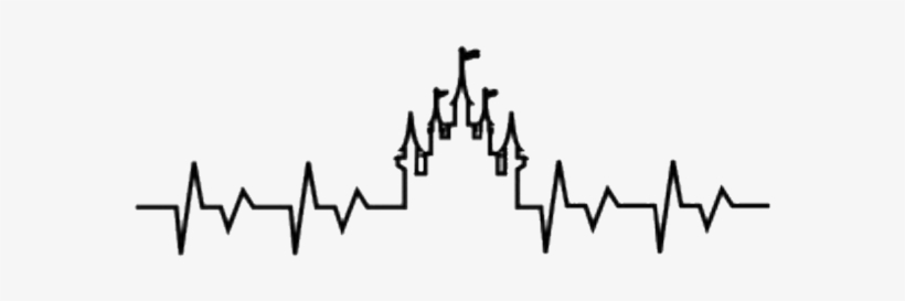 Heartbeat Castle Disney Freetoedit - Disney World Castle Heartbeat, transparent png download