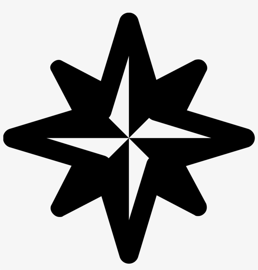 Wind Rose Icon - Coat Of Arms Of St Benedict, transparent png download