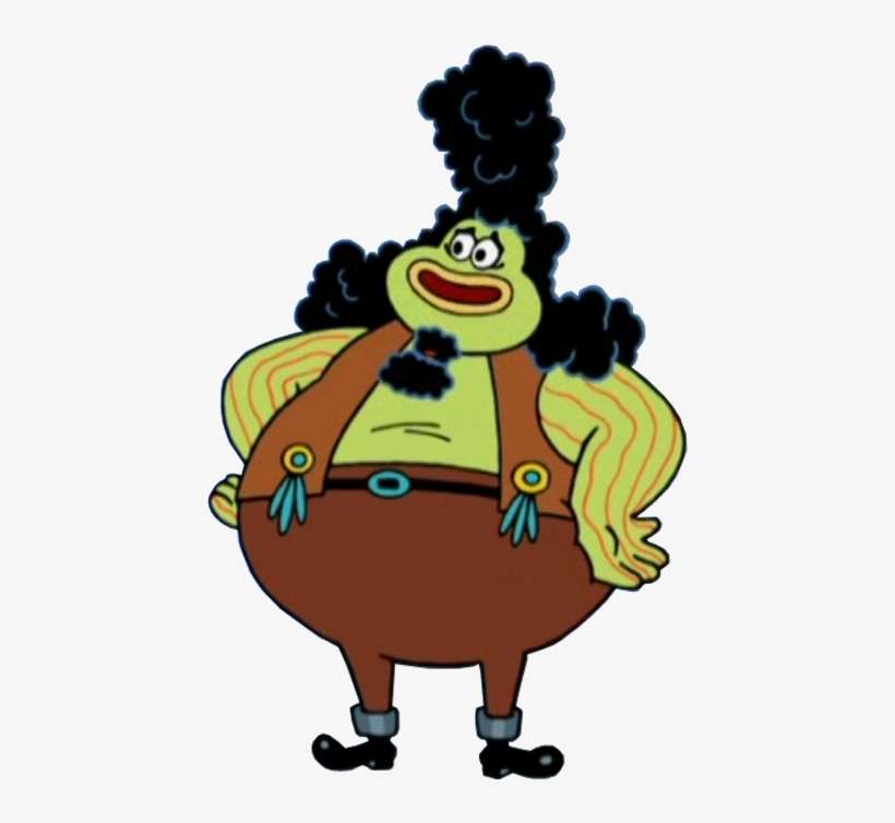 Mr Krabs With Afro, transparent png download