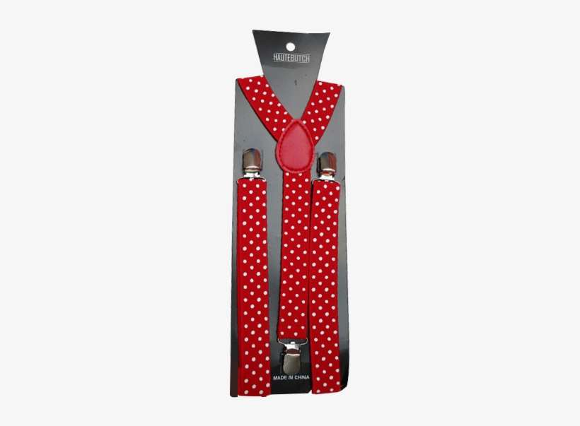 Polka Dot Suspenders - Dress, transparent png download