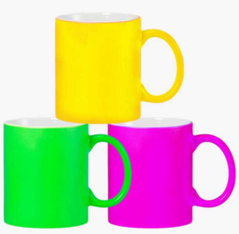 Flourescent Mug - Mug, transparent png download