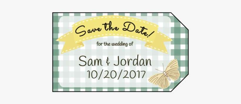 Picnic Themed "save The Date" - Wine, transparent png download