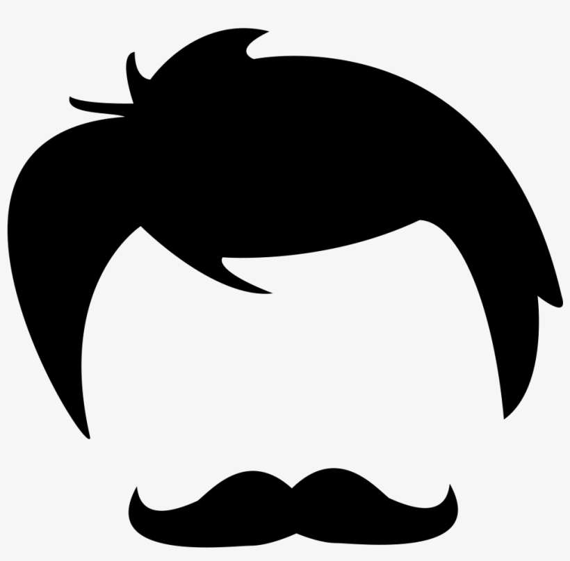 Male Hair Of Head And Face Shapes Comments - Male Hair Vector Png, transparent png download