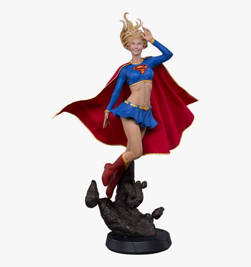 Supergirl Statue - Dc Comics Premium Format Figure Supergirl 60 Cm, transparent png download