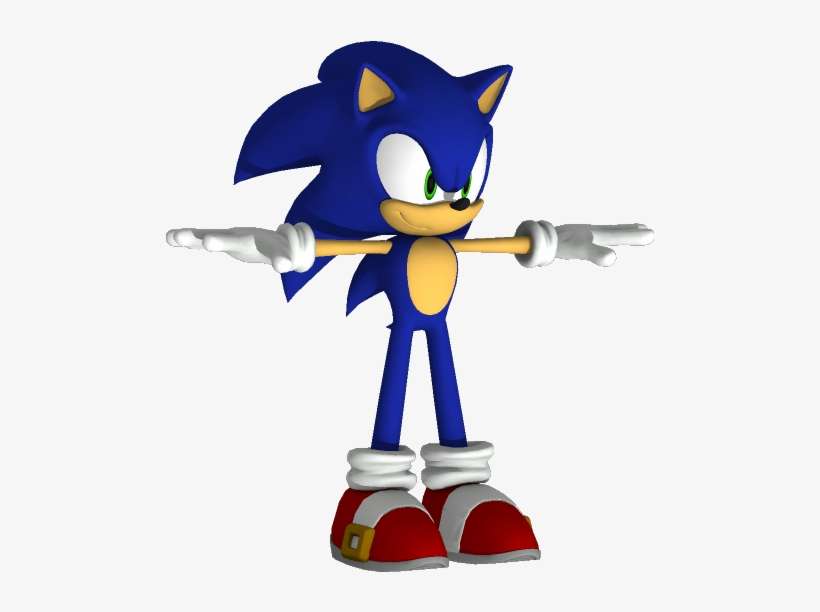 Download Zip Archive - Sonic Unleashed Sonic Model, transparent png download