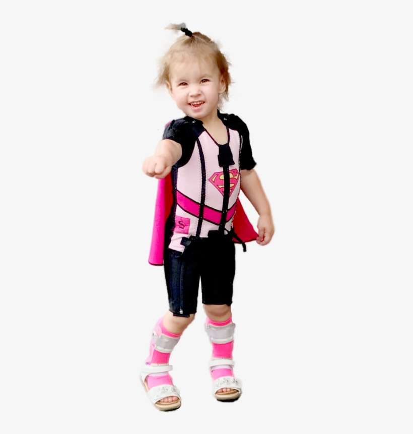 Abby Supergirl Masked - Toddler, transparent png download