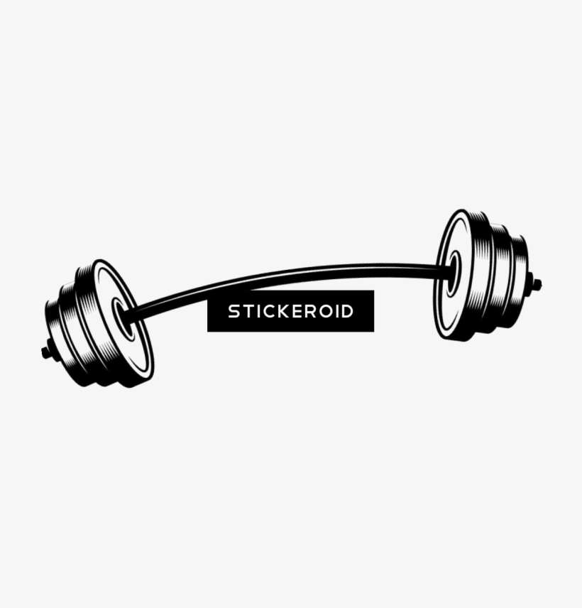 Barbell Equipments Gym Sports - If I'm Lifting I'm Happy Exercise Workout Framed Print, transparent png download