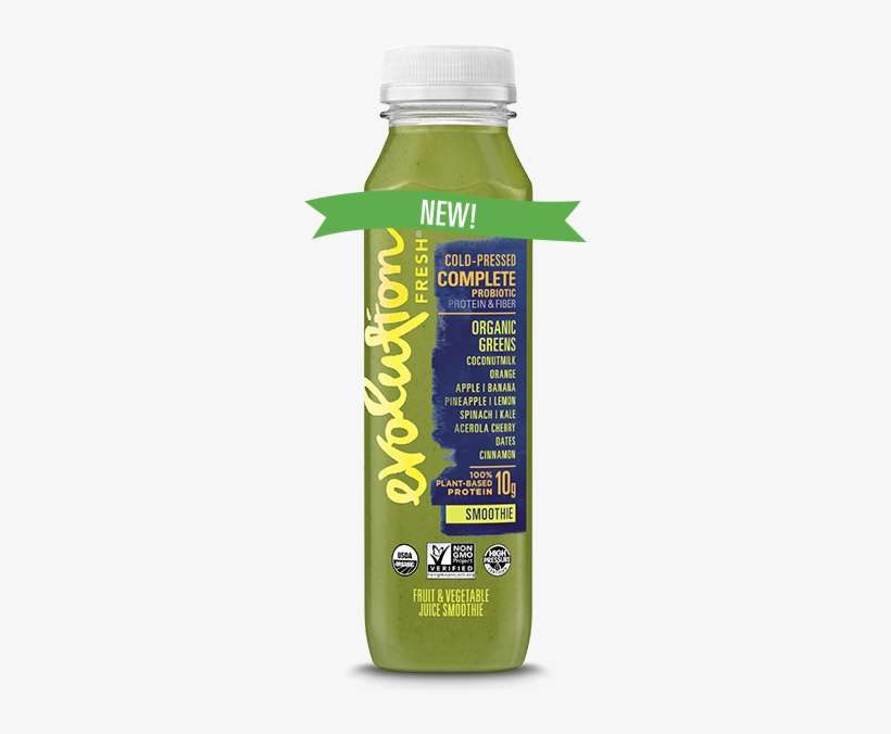Organic Greens<br>complete Probiotic Smoothie - Evolution Fresh Organic Green Devotion, transparent png download