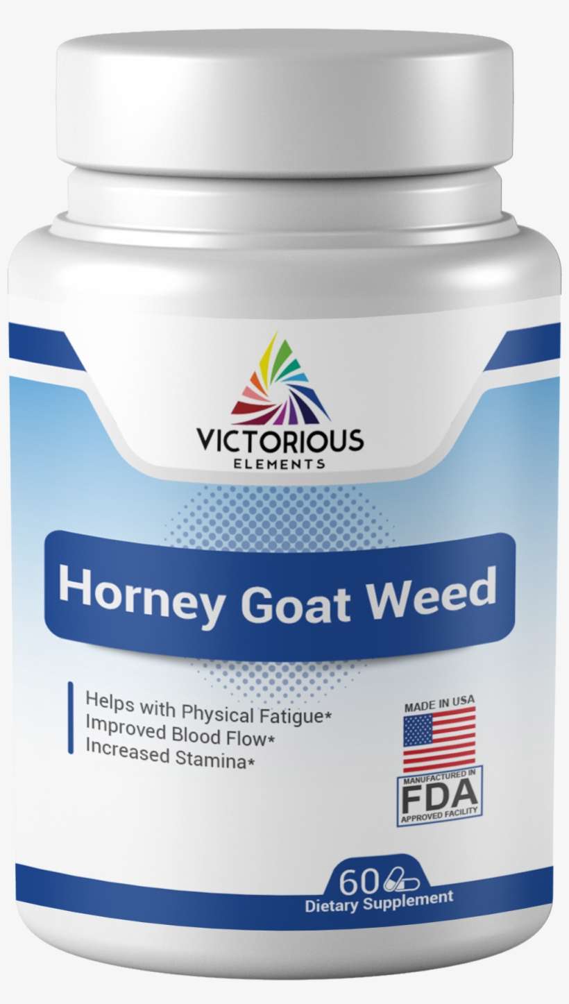 Horny Goat Weed 60 Caps - Fish Oil, transparent png download