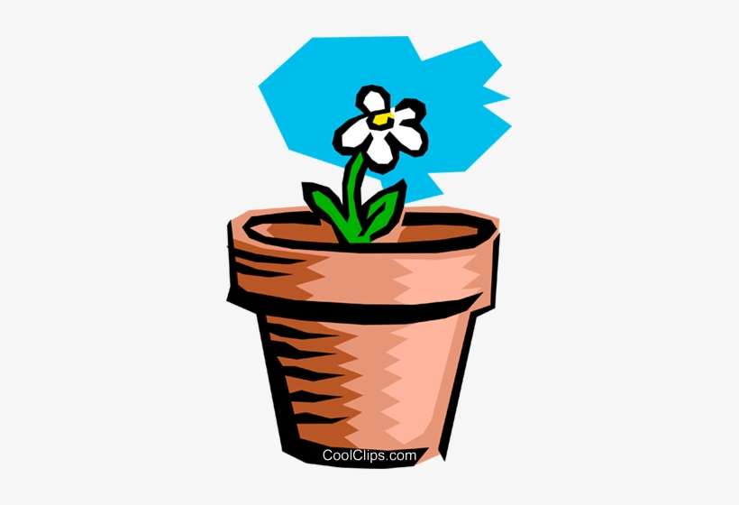 Potted Plant Royalty Free Vector Clip Art Illustration - Clip Art, transparent png download
