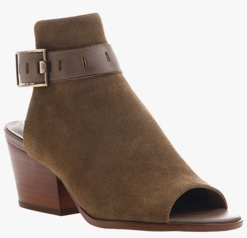 Nicole, Talulah, Otter, Up Front Style With Open Heel - Women's Nicole Talullah Open Toe Bootie S3054977, transparent png download