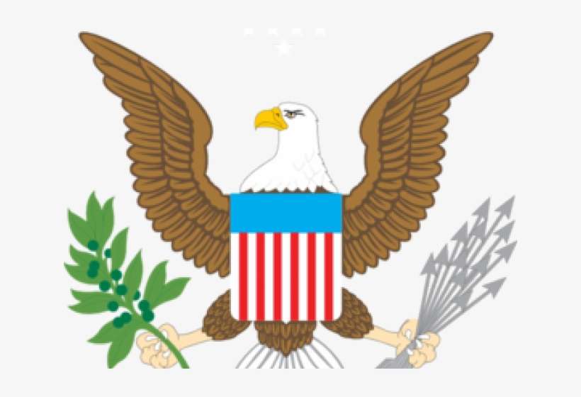 Bald Eagle Clipart - Seal Of The United States Eagle, transparent png download