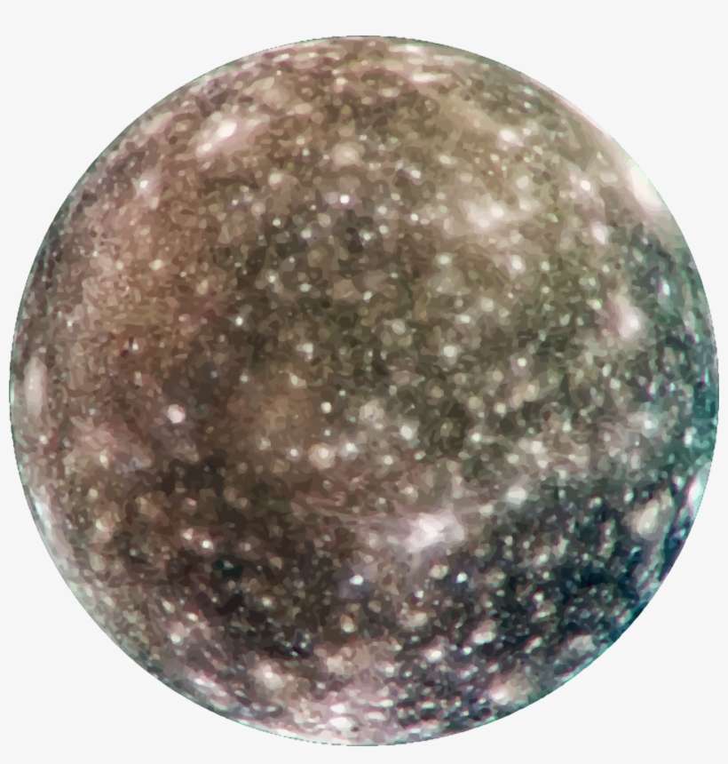 This Free Icons Png Design Of Jupiter's Moon Callisto - Callisto Moon, transparent png download