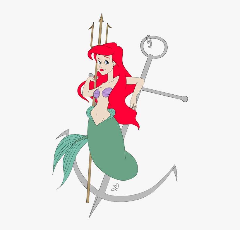 Suicide Girl Mermaid - Behance, transparent png download