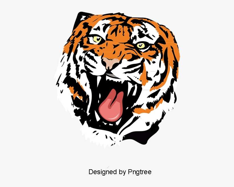 Open Mouth Of The Tiger, Tiger Clipart, Siberian Tiger, - Portable Network Graphics, transparent png download