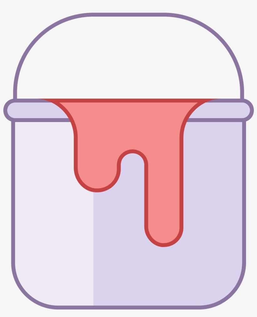 Paint Bucket Icon - Icon Balde, transparent png download