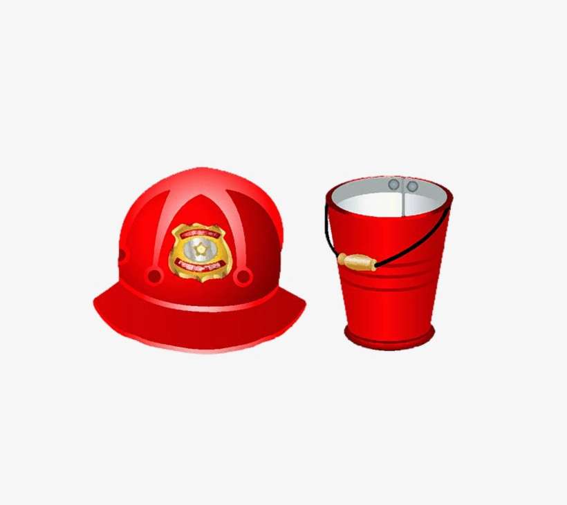Fire Bucket Png Transparent Image - First Aid Fire Fighting, transparent png download