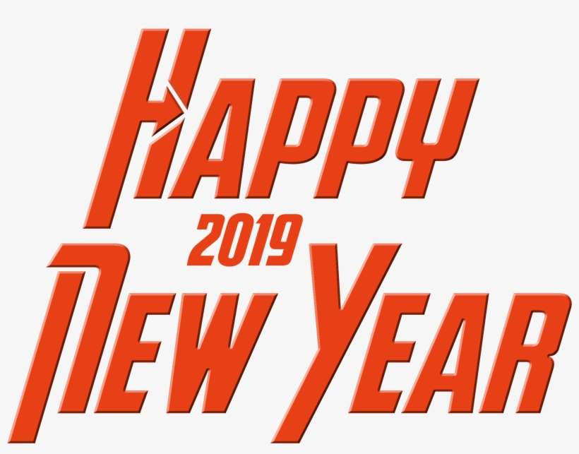 Happy New Year 2019 Png With Text Others 2500 2000 - Happy New Year Png, transparent png download