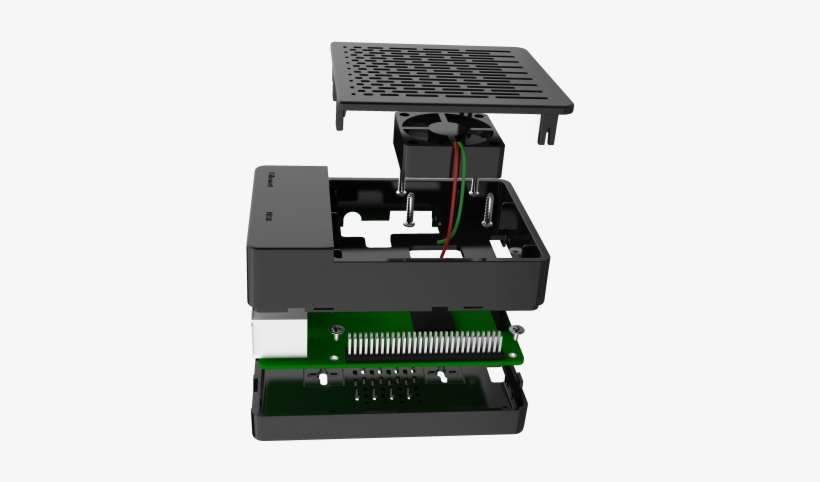 Raspberry Pi Abs Case Kit - Portable Network Graphics, transparent png download