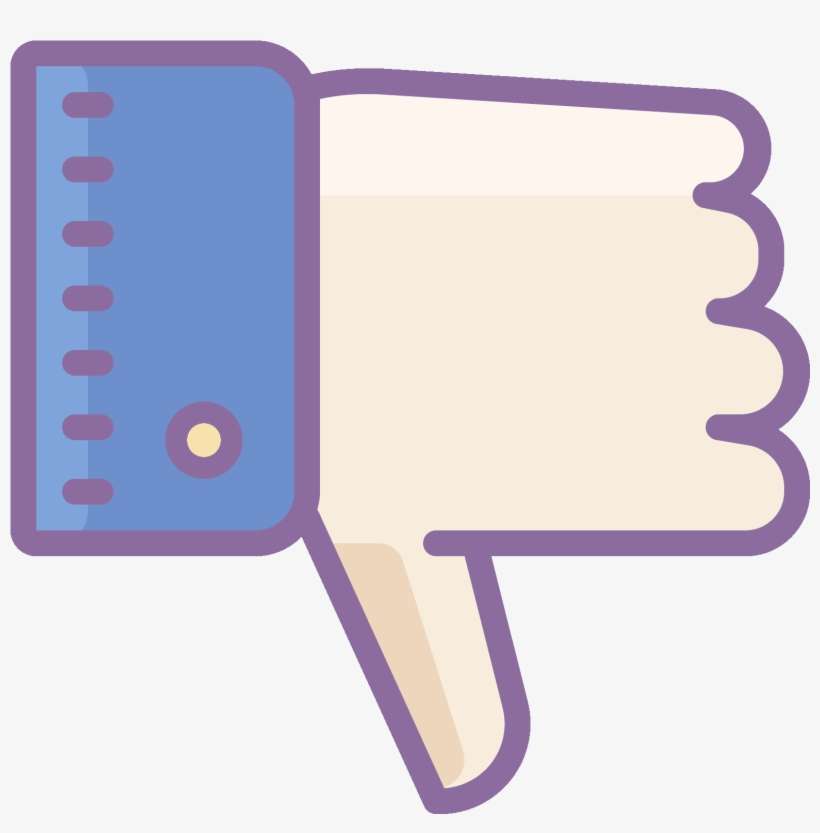 Its A Hand Making A Thumbs Down Sign - Thumb, transparent png download