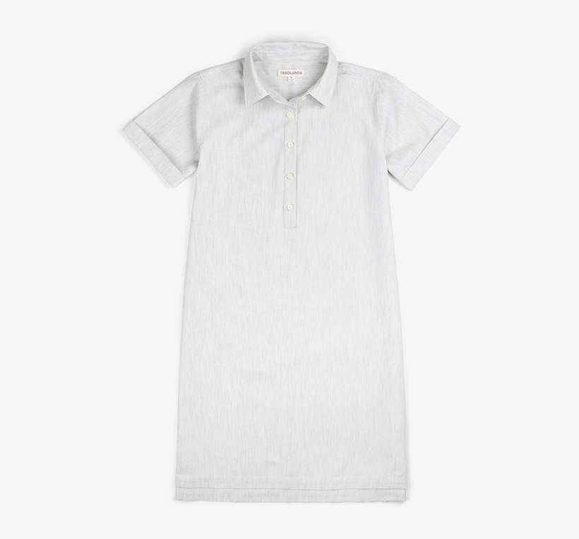 Solana Shirtdress Jessica Grey - Polo Shirt, transparent png download