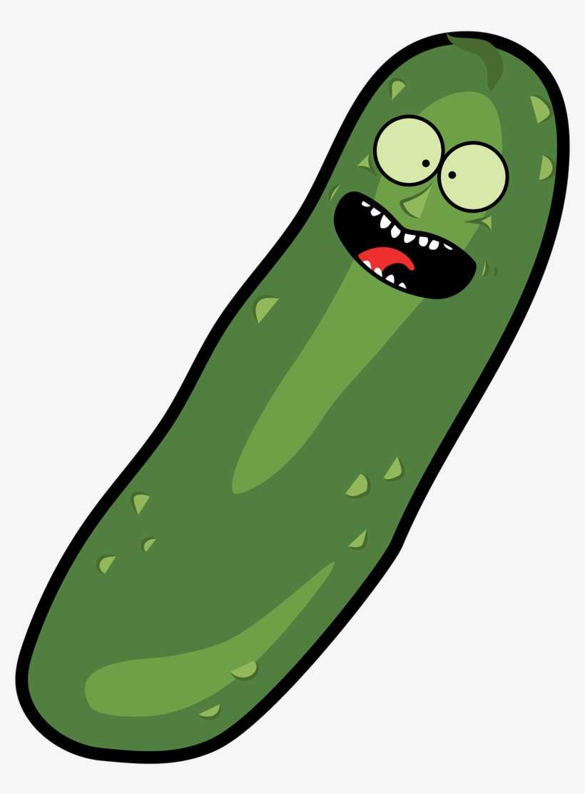 Pickle Knob Sticker - Rick And Morty Transparent Gif, transparent png download