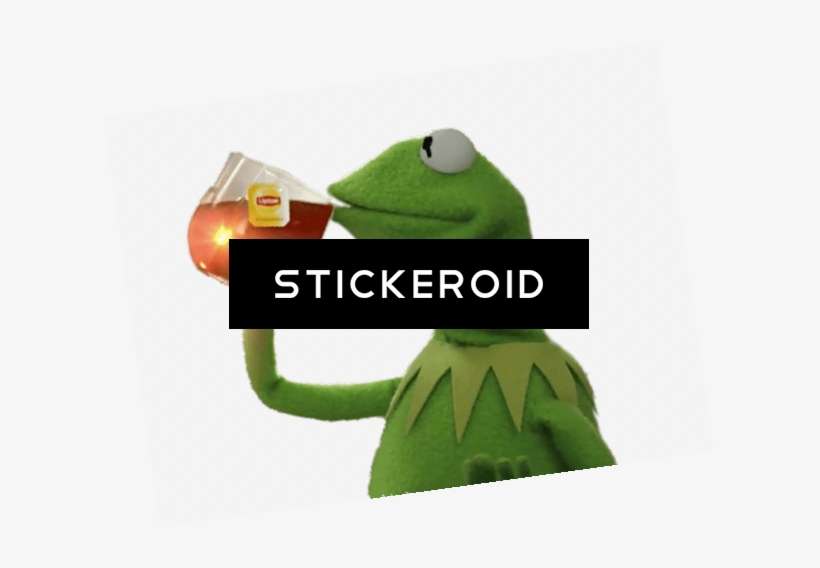 Kermit Drinking Tea - True Frog, transparent png download