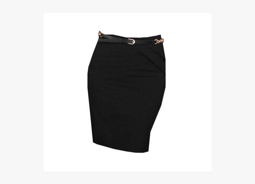Lady's High Waist Office Skirt - Miniskirt, transparent png download