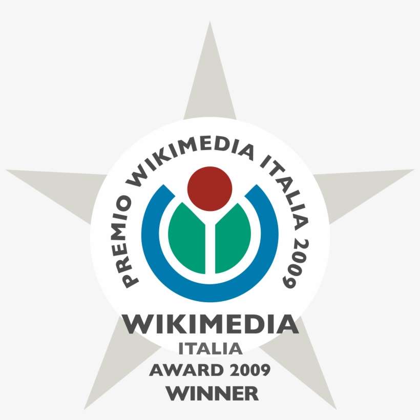 Barnstar Wikimedia Italia Award 2009 - Wikimedia Foundation, transparent png download