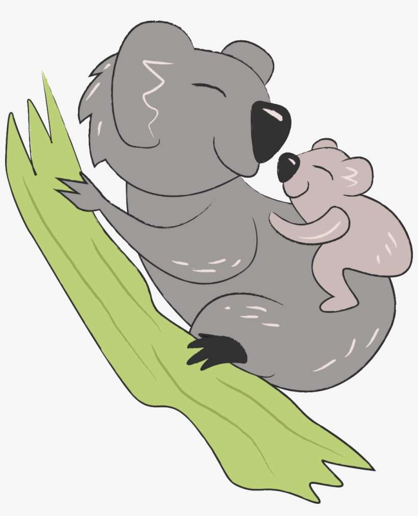 Cartoon Koala Free Buckle Png - Koala, transparent png download